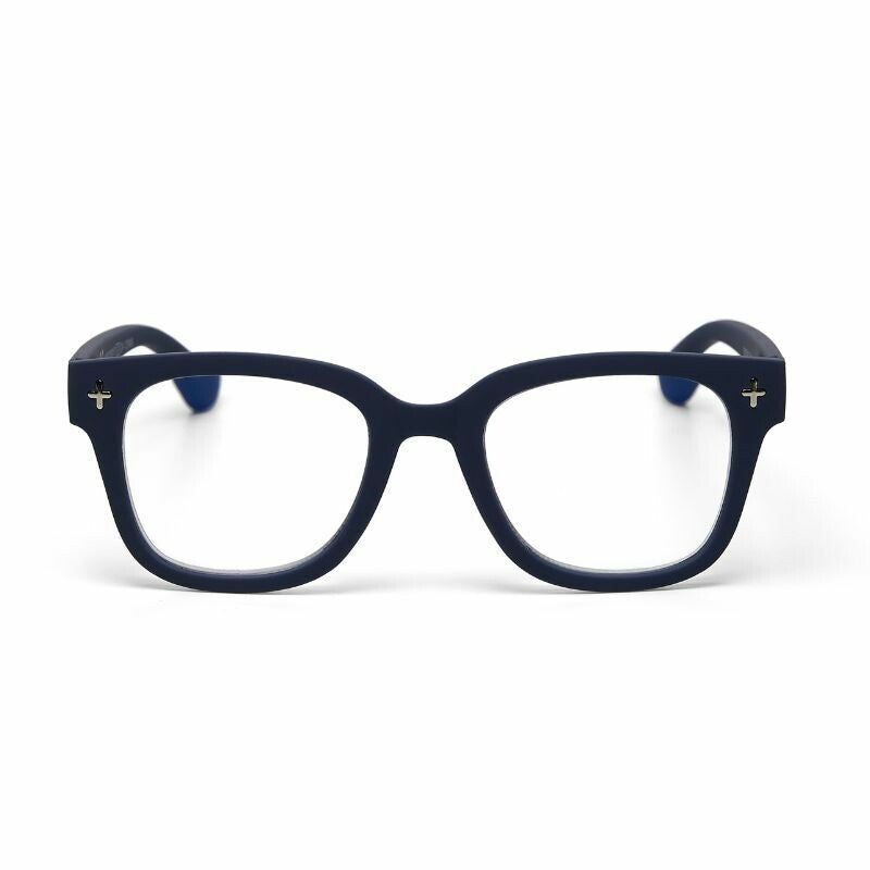 okkia okkia occhiale da lettura mod giovanni premontato soft touch spring anti luce blu magframe midnight diottrie 3 00 ean 8056211370755