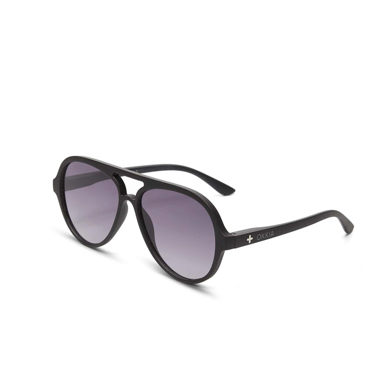 okkia okkia occhiale da sole premontato a forma di goccia mod alessio black ean 8055773193680
