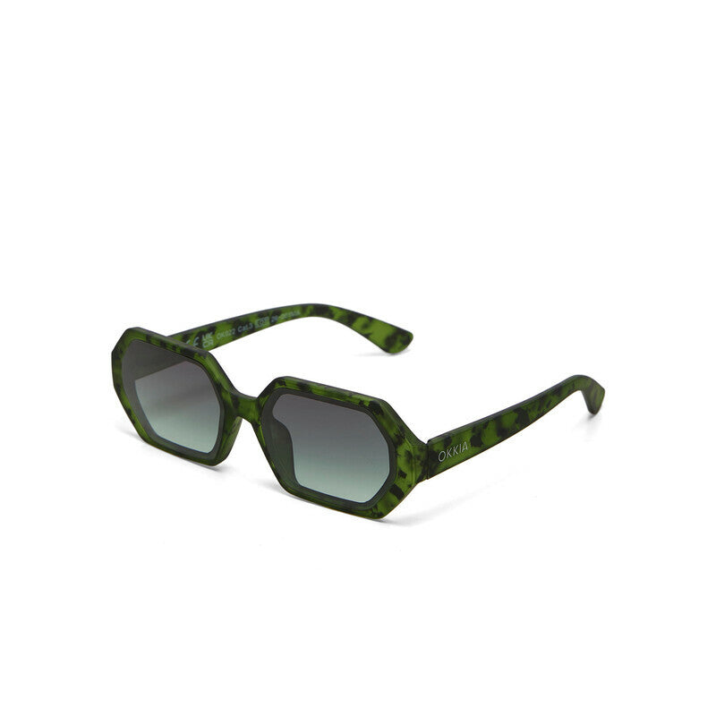 okkia okkia occhiale da sole premontato esagonale mod andrea kale havana ean 8056211375606