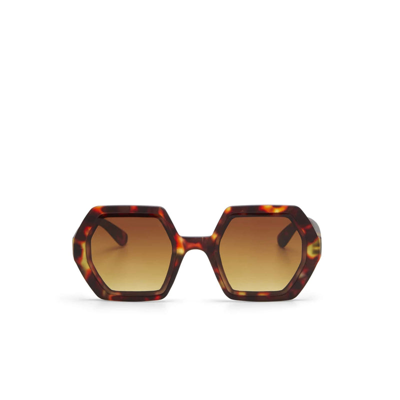 okkia okkia occhiale da sole premontato esagonale mod emma classic havana ean 8055773198029