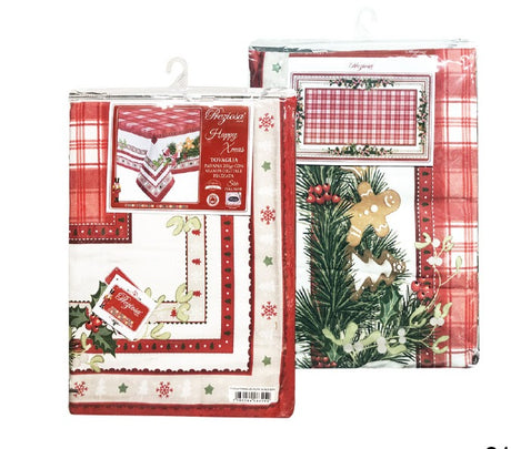 preziosa home preziosa home tovaglia raso natale ass 140 x 180 cm poliestere multicolor 1 pz ean 8050264161674