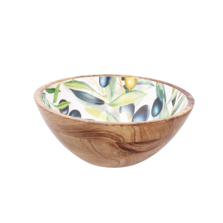 regalo italiano regalo italiano ciotola in legno yari d 25 cm h 10 cm ass insalatiera naturale design moderno 1 pz ean 8057586176904