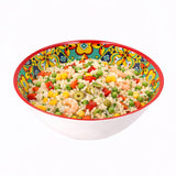 regalo italiano regalo italiano ciotola riano in melamina d 215 cm h 8 cm rosso blu ean 8057586160514