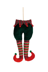 regalo italiano regalo italiano decorazione natale gambe elfo ass 22 x 7 cm h 53 cm rosso 1 pz ean 8057586094109