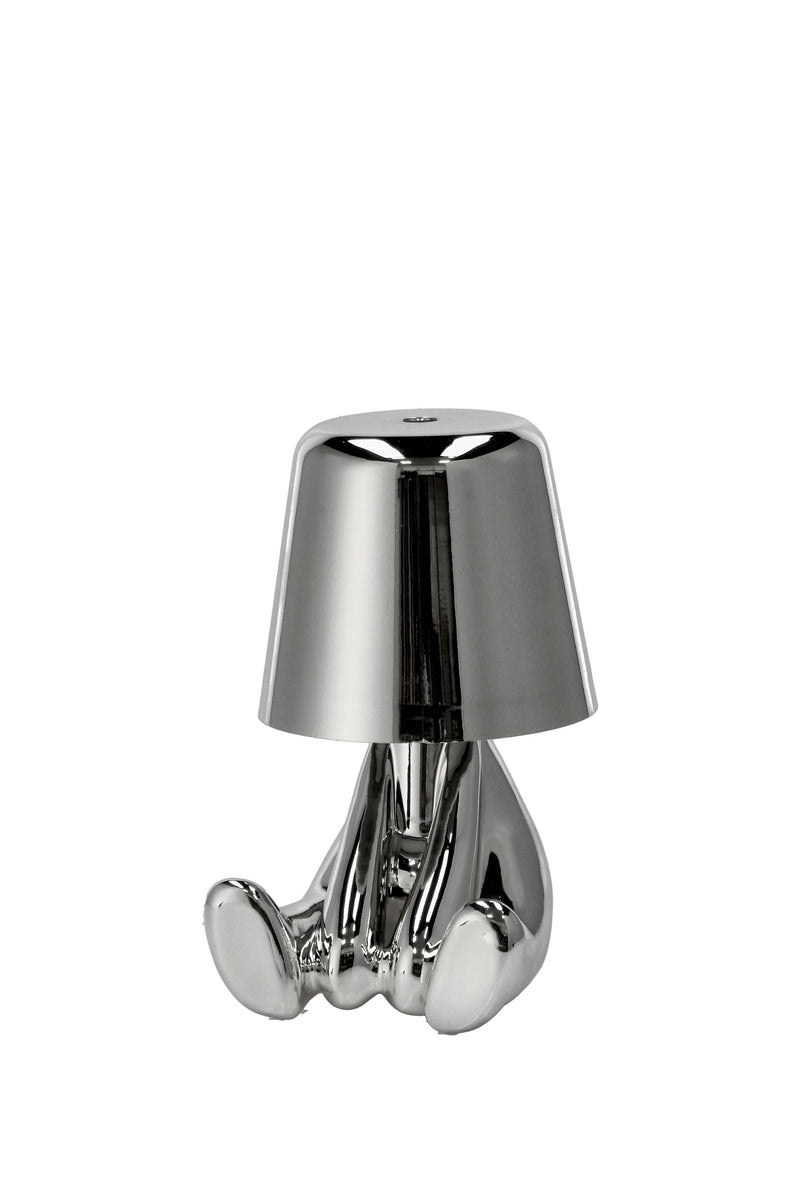 regalo italiano regalo italiano lampada touch ricaricabile eliad d 13 cm h 16 ass oro argento 1 pz ean 8057586149229
