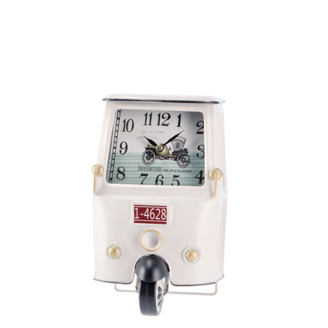 regalo italiano regalo italiano orologio da tavolo ape car vintage in metallo 14 x 13 x 24 cm decorazione retro 1 pz ean 8057586006751