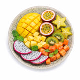 regalo italiano regalo italiano piatto frutta in melamina d 24 cm h 3 cm crema ean 8057586047402