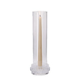 regalo italiano regalo italiano portacandela in vetro borosilicato d 11 cm h 32 cm trasparente ean 8057586201477