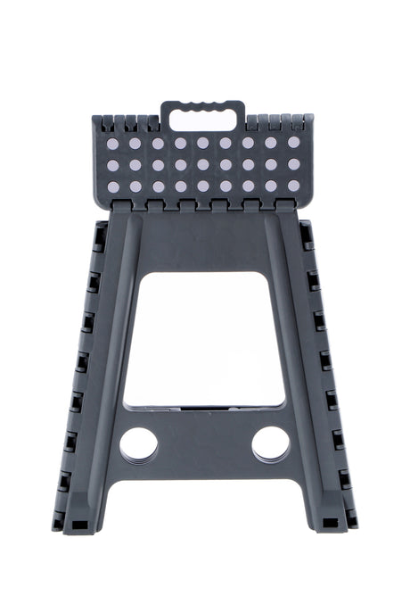 regalo italiano regalo italiano sgabello pieghevole ass h 45 cm 35 x 40 cm plastica nero grigio 1 pz ean 8057586203563