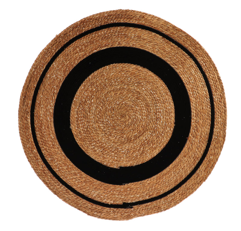 regalo italiano regalo italiano tappeto rotondo in alga e cotone ass d 150 cm tappeto naturale intrecciato 1 pz ean 8057586038301