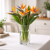 regalo italiano regalo italiano vaso in vetro rettangolare 8 x 8 cm h 20 cm vaso alto per fiori e arredo ean 8021785797758