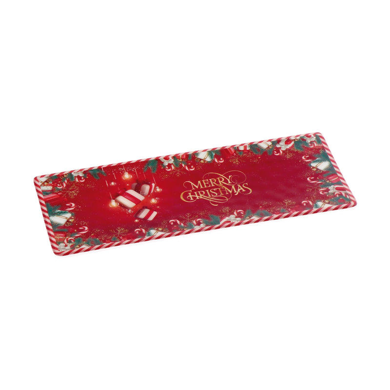 regalo italiano regalo italiano vassoio rettangolare melamina ass 27 x 11 cm h 15 cm rosso 1 pz ean 8057586035348