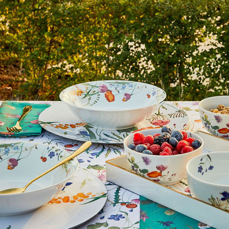 tognana tognana piatto atollo flora da portata piano rotondo d 31 cm porcellana multicolor ean 8056444403510