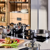 tognana tognana tegame 2 manici d 24 cm linea luxury design acciaio inox ean 8056444500042