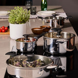 tognana tognana tegame 2 manici d 32 cm linea luxury design acciaio inox ean 8056444500080