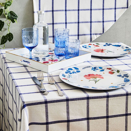 tognana tognana tovaglia picnic blu textile 140 x 240 cm bianco blu ean 8056444400328