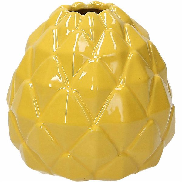 tognana tognana vaso ananas h 10 cm home decor tropicana giallo ean 8056444323887