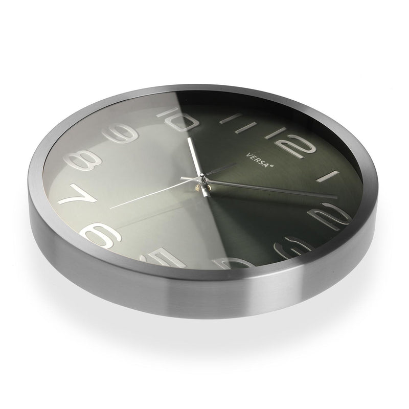 versa versa orologio da parete d 30 cm alluminio verde ean 8420327526823