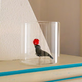 wd lifestyle wd lifestyle bicchiere vetro borosilicato cc 250 ml decoro foca ean 8055035684031