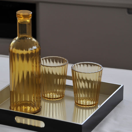 wd lifestyle wd lifestyle bottiglia in acrilico 1 lt ambra ean 8033040744940