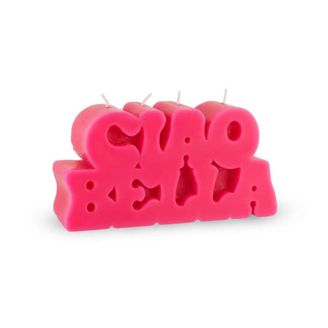 wd lifestyle wd lifestyle candela profumata decoro ciao bella 198 x 48 x 98 cm paraffina frutto del drago e pompelmo ean 8055035681894