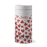 wd lifestyle wd lifestyle clessidra in vetro borosilicato con decoro interno cuore bianco rosa ean 8055035681351