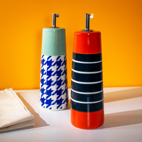 wd lifestyle wd lifestyle oliera acetiera in stoneware 490 ml blu ean 8055035684833