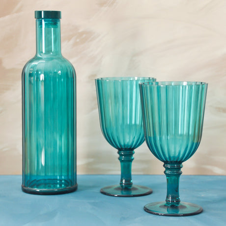 wd lifestyle wd lifestyle set 2 calici in acrilico 460 ml turchese ean 8033040745077