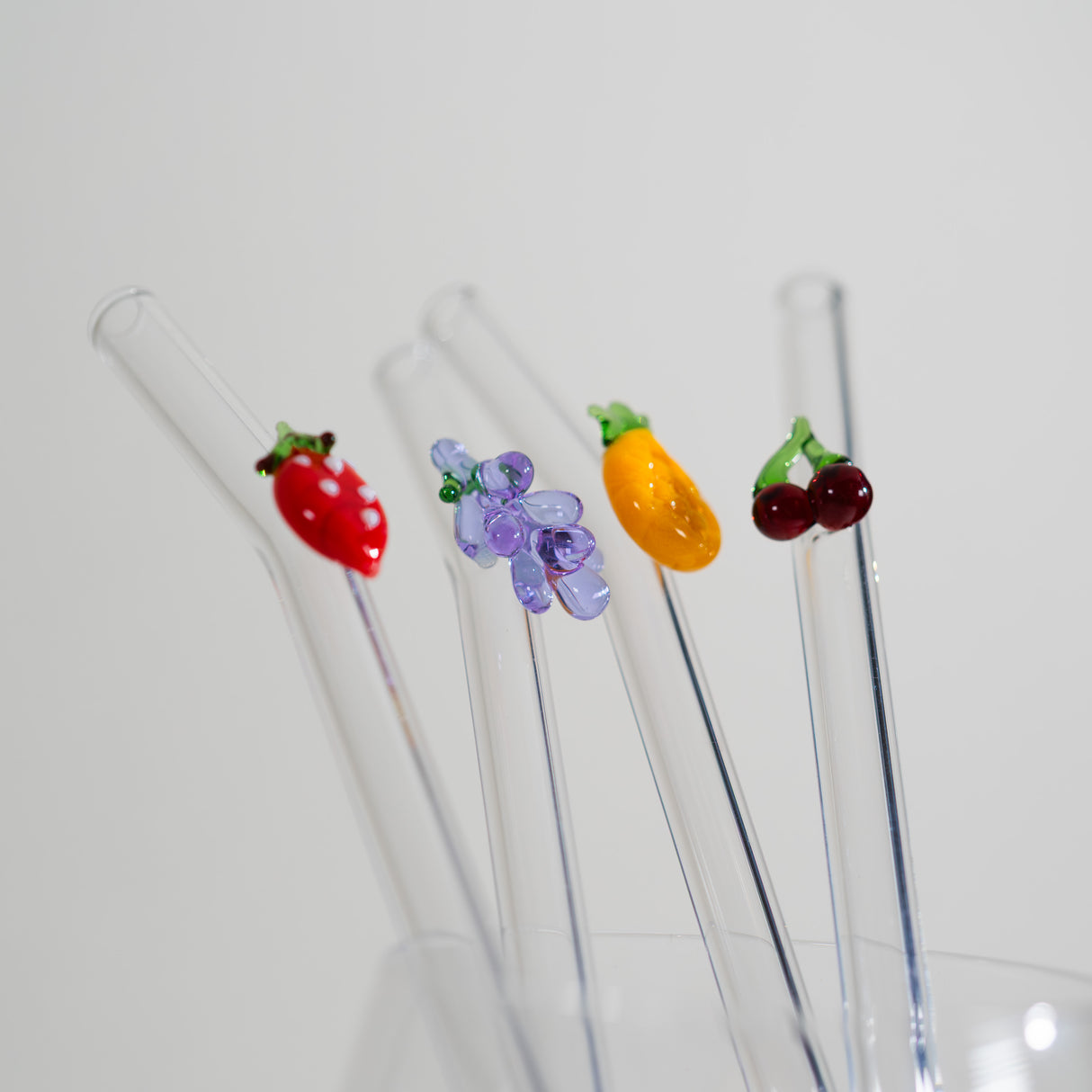 wd lifestyle wd lifestyle set 4 cannucce in vetro scovolino decoro frutta ean 8055035684673