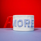 wd lifestyle wd lifestyle tazza colazione in stoneware 440 ml decoro amore rosso viola ean 8055035683942