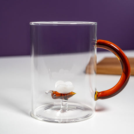 wd lifestyle wd lifestyle tazza vetro borosilicato cc 420 ml decoro ape ean 8055035684123