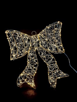 ad trend ad trend fiocco natalizio con 200 led internoesterno 32x395 cm luce calda ean 8057586271104