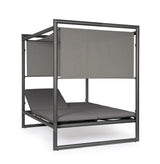 bizzotto bizzotto daybed konnor antracite struttura alluminio 213 x 149 x 196 cm tessuto idrorepellente ean 8051836690134