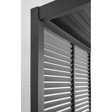 bizzotto bizzotto frangisole laterale per pergola ocean h 238 cm l 93 cm antracite ean 8051836466913