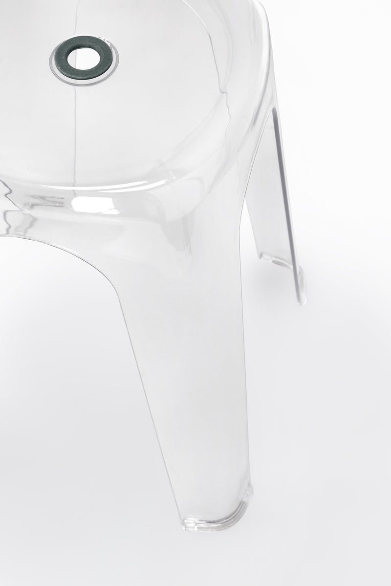 bizzotto bizzotto sgabello sonny h 465 cm bianco trasparente ean 8051836671737