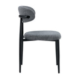 di mo commerciale di mo commerciale sedia alma in poliestere con gambe in metallo nere sedia design moderna e resistente ean 8010402524365