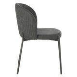 di mo commerciale di mo commerciale sedia shelly in tessuto 320 gr grigio scuro 55 x 45 cm h 80 cm sedia design moderna con struttura ean 8010402525485