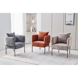 di mo di mo poltroncina dolly in poliestere grigio con gambe in metallo sedia design moderna ean 8010402524068