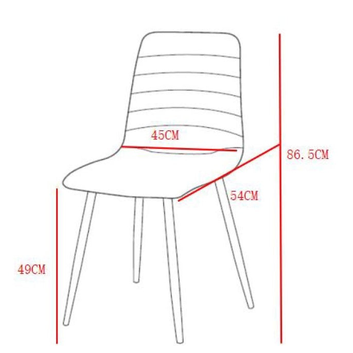 di mo di mo sedia livia tessuto senape con gambe in metallo nero 45x525x88 cm design moderno ean 8010402501373