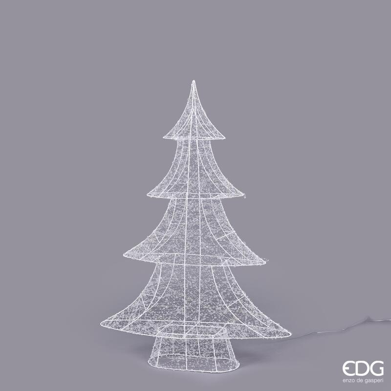edg enzo de gasperi edg enzo de gasperi albero di natale led pearls 960 microled h 120 cm l 86 cm l 23 cm ip44 light gold ean 8059824546807