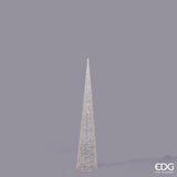 edg enzo de gasperi edg enzo de gasperi albero di natale led pearls cono 720 microled h 150 cm d 28 cm ip44 light gold ean 8059824546531