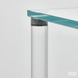 edg enzo de gasperi edg enzo de gasperi alzata decorativa splendor quadrata h 78 cm l 35 cm l 35 cm vetro natural ean 8059824514998