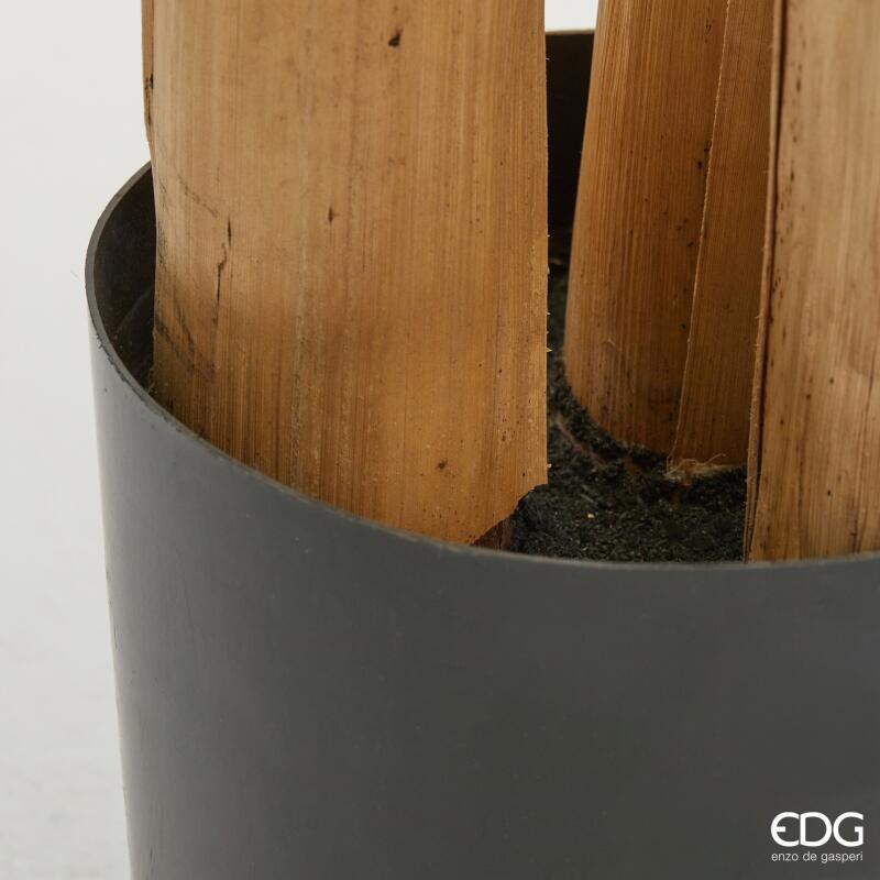 edg enzo de gasperi edg enzo de gasperi banano con vaso pianta artificiale h 150 cm verde ean 8059824607126