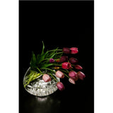 edg enzo de gasperi edg enzo de gasperi bouquet di 5 tulipani chiusi gomma olis h 40 cm rosa chiaro ean 8056372972324