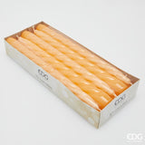 edg enzo de gasperi edg enzo de gasperi candela stelo twist h 23 cm d 22 mm cf 10 pz salmone ean 8059824153449