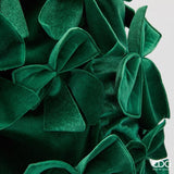 edg enzo de gasperi edg enzo de gasperi decoro cono con fiocchi di natale h 150 cm d 55 cm 3 pz green ean 8059824583970