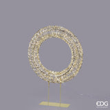 edg enzo de gasperi edg enzo de gasperi decoro natale corona con base 1 440 microled h 110 cm l 80 cm l 18 cm ip44 gold ean 8059824546982