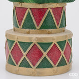 edg enzo de gasperi edg enzo de gasperi decoro pino natalizio con led h 100 cm d 40 cm verde rosso ean 8059824578198