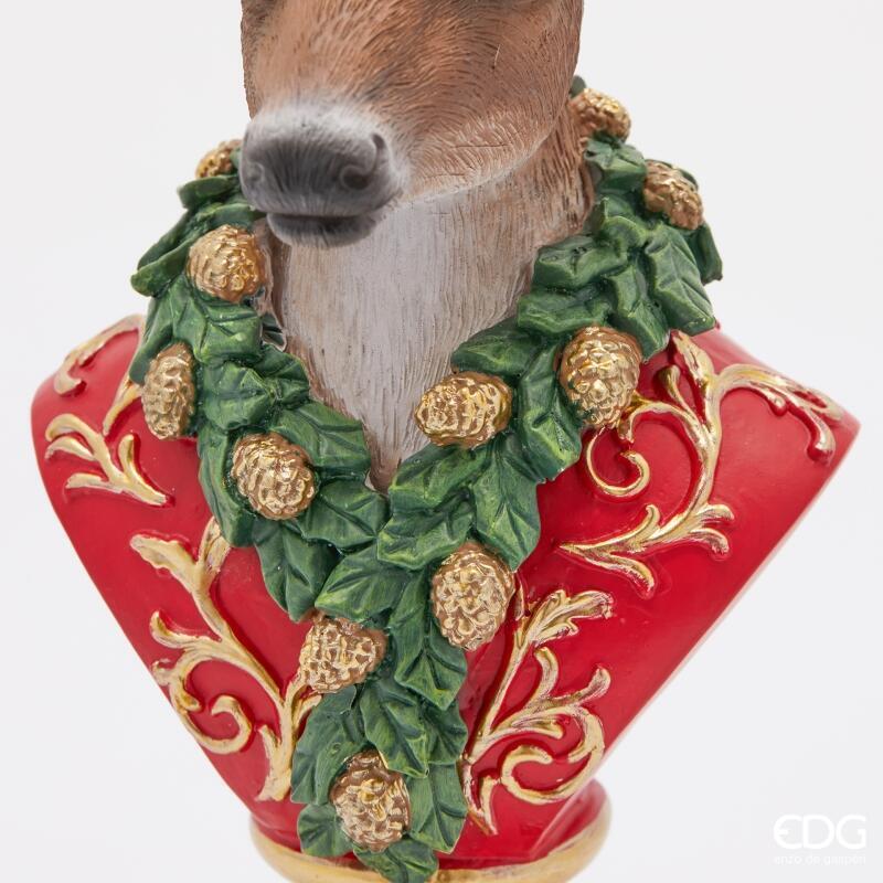edg enzo de gasperi edg enzo de gasperi decoro renna natale h 33 cm l 16 cm l 125 cm multicolor ean 8059824540737