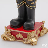 edg enzo de gasperi edg enzo de gasperi decoro soldatino schiccianoci natale h 41 cm l 12 cm l 105 cm green red ean 8059824541314